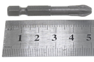 Бита PZ 3 х 50 KRAFTOOL кованная, тип хвостовика Е 1/4