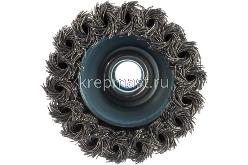 Корщетка- чашка 65мм FIT/ USP витая с бандажом