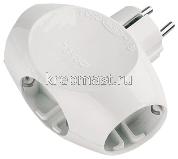 Тройник с заземлением 16А MAKEL