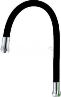 Гусак для смесителя гибкий СИЛИКОН S50BL черный