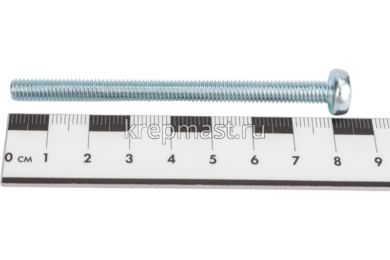 Винт п/цил 6,0х80 DIN 7985