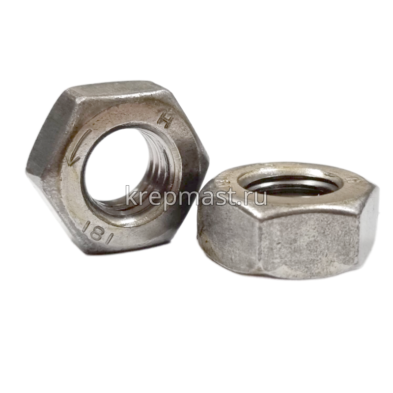 Гайка 6-гр. М 10 (1,5) DIN 934 левая резьба (LH)