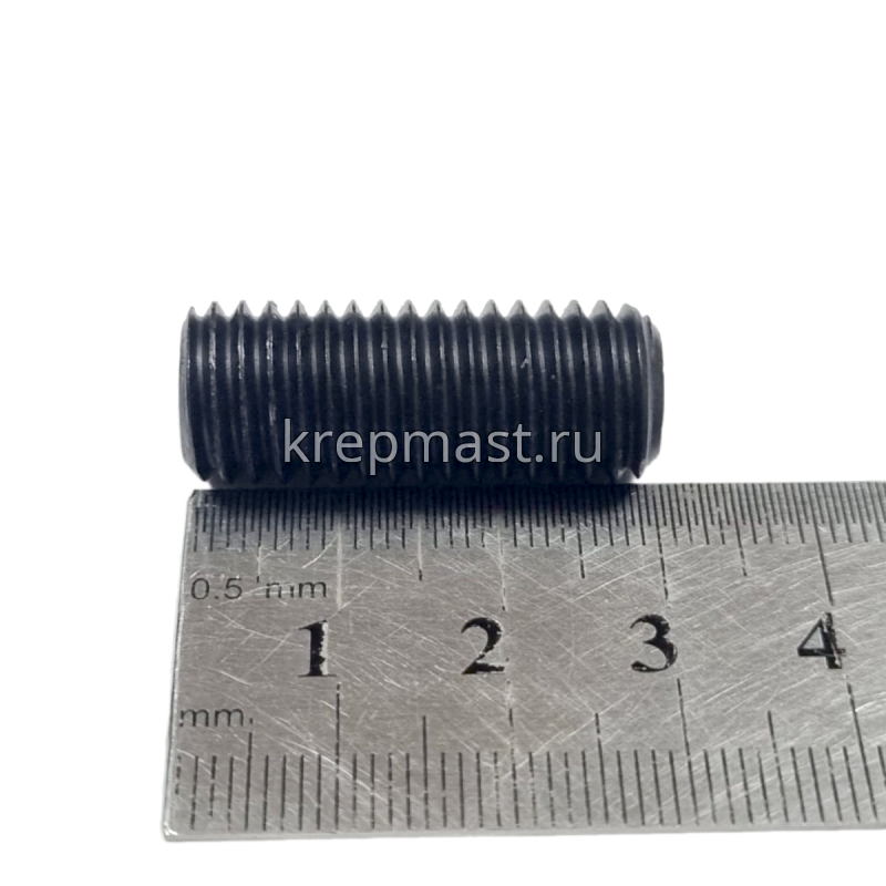 Винт уст. 12х30 12,9 DIN 913плоск.конц.вн/ш черн