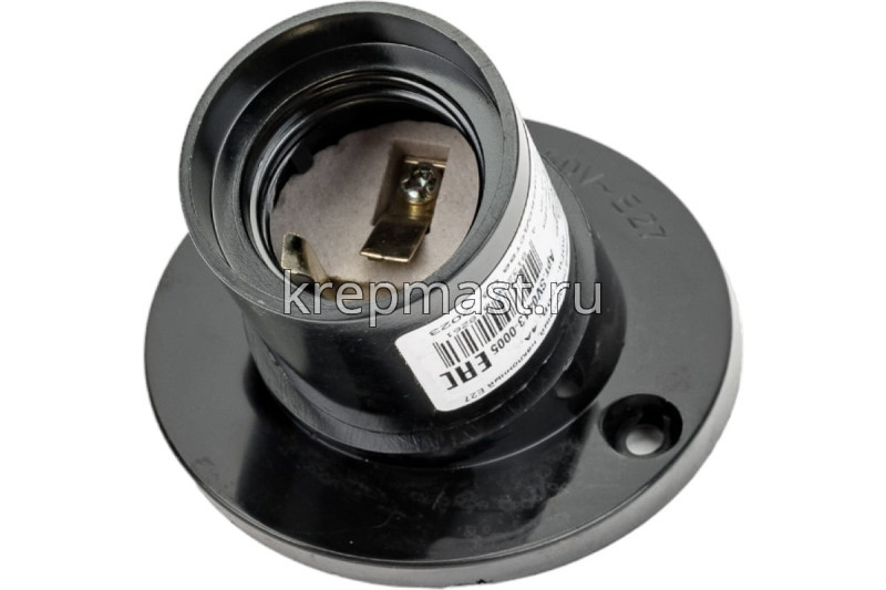 Патрон Е27 настенный (косой) карболит.