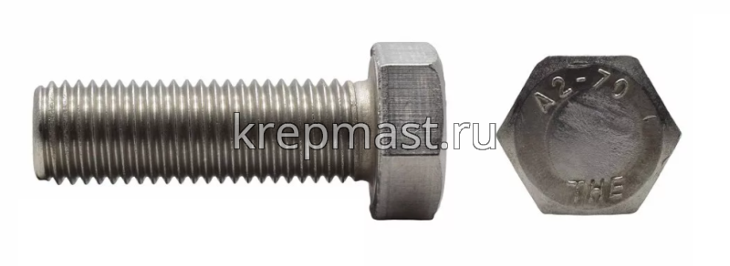 Болт 4х45 нержав. DIN 933 A4