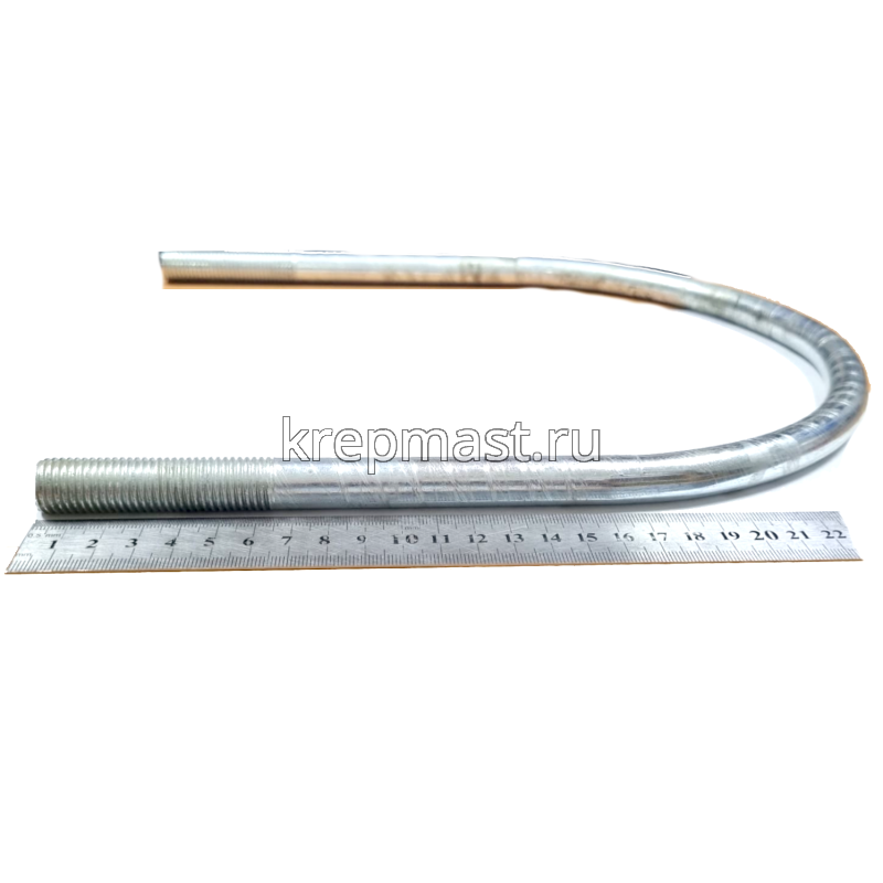 Болт оцинков.U-образный UBZ d=222мм М16 без гайки