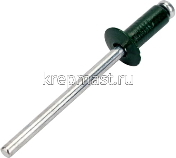 Заклёпка алюминий/сталь 4,0х10 RAL 6005