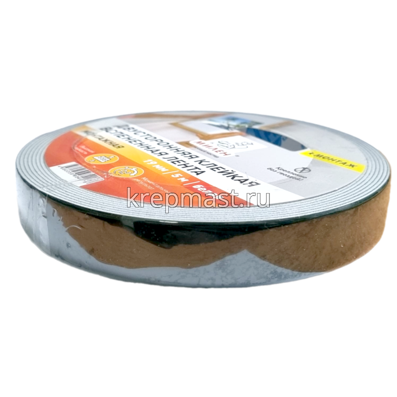 Скотч Двухстор. МИЛЕН 19ммх 5м