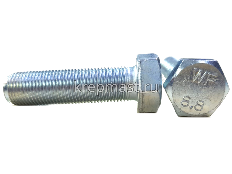 Болт DIN 961 16х 60х1,5 кл.пр. 8,8 ОЦИНК. п/р с мелкой резьбой