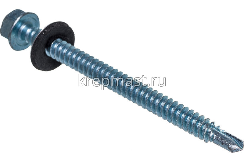 Саморез д/кровли 6,3х 80 оцинк