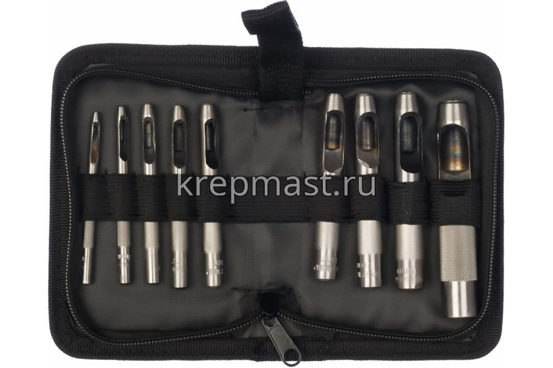 Набор пробойников ЗУБР для кожи 2-13мм (9шт)