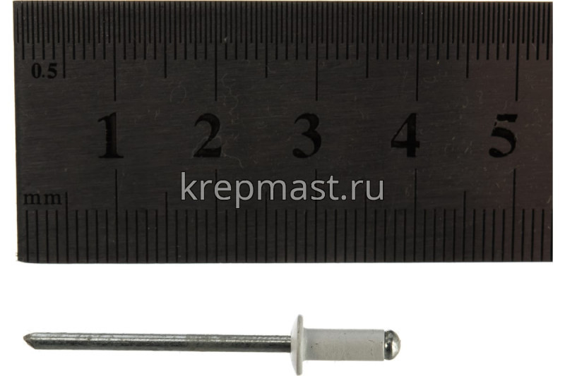 Заклёпка алюминий/сталь 3,2х 8 RAL 9003