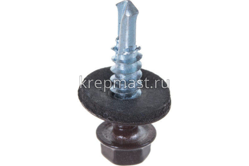 Саморез д/кровли краш. 5,5х25 RAL 8017