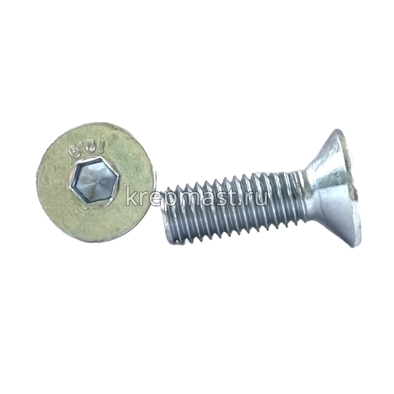 Винт с внут. шестиг. потай голов. 8х 25 кл.пр.10,9 DIN 7991