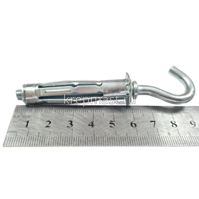 Дюбель мет.д/пустотелых констр.крюк М 6х52