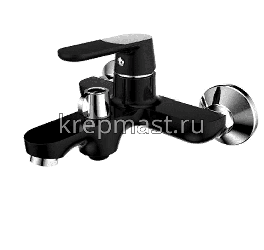 Смеситель д/ванны SL 123BL-009E с коротким литым изливом