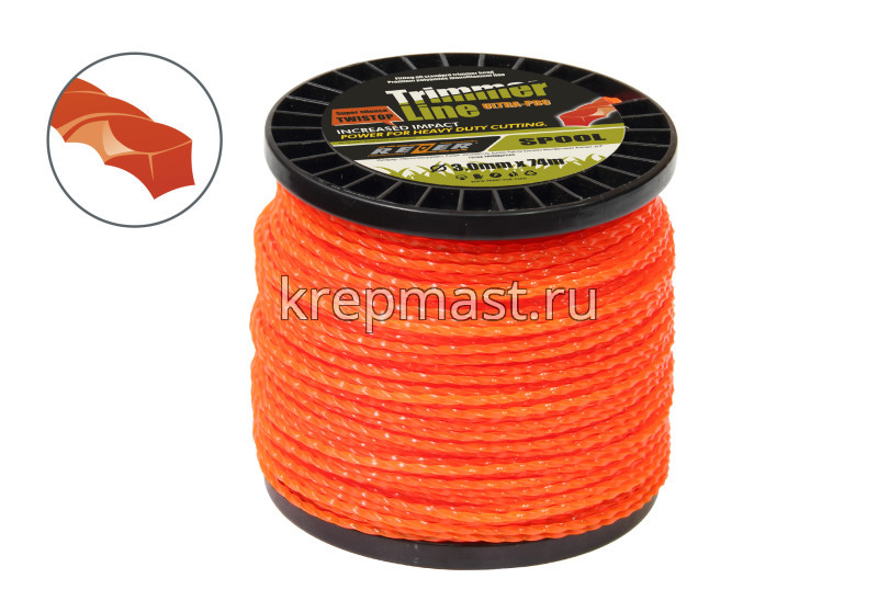 Леска для триммера 2,5мм ВИТАЯ (по 10м)