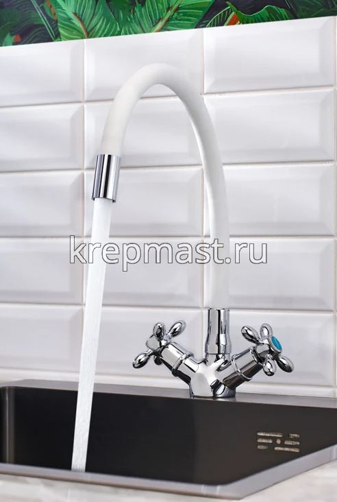 Смеситель д/кухни BA5318-1F-E351A-B702 латунь