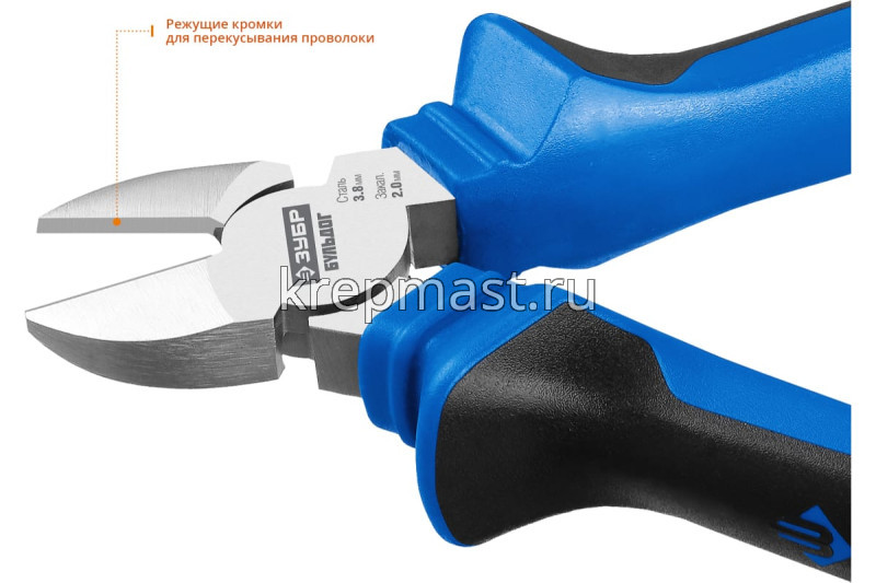 Бокорезы 160мм ПРОФИ ЗУБР (особопроч.спец.покрыт Н12Х1)