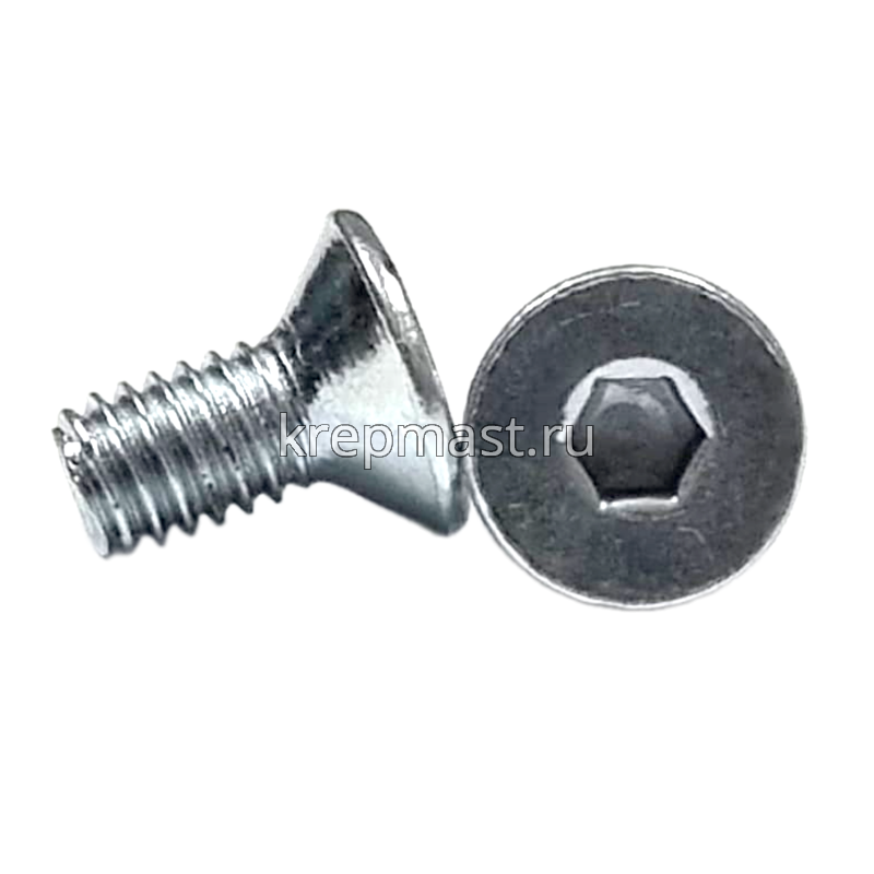Винт с внут. шестиг. потай голов. 4х 8 кл.пр.8,8 DIN 7991