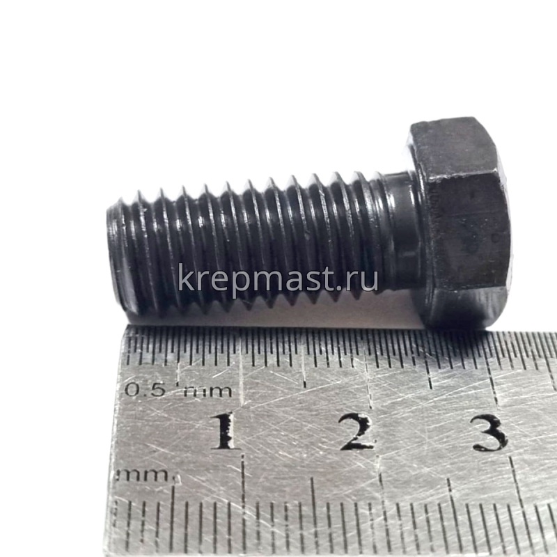 Болт дюймовый DIN 933 UNC 7/16 х 25мм кл.пр.10,9