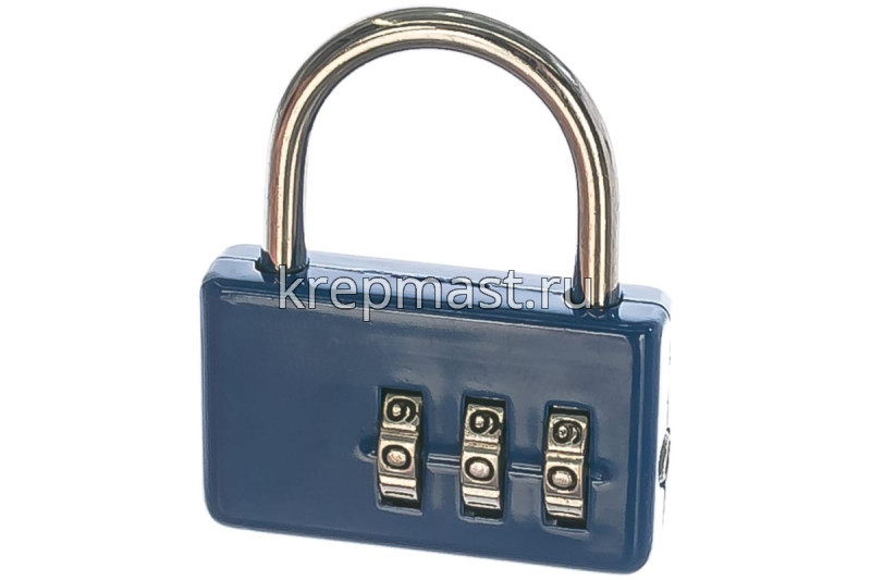 Замок навесной кодовый FIT 3диска 36х22мм