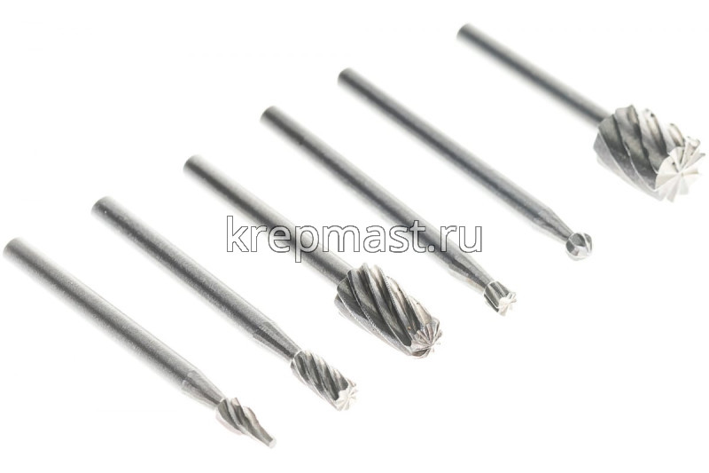 Шарошки FIT(металл), набор 6шт.