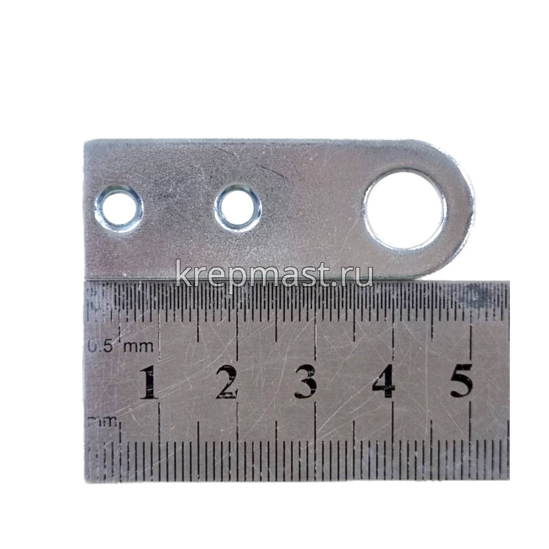 Проушина прямая 18х 50мм цинк