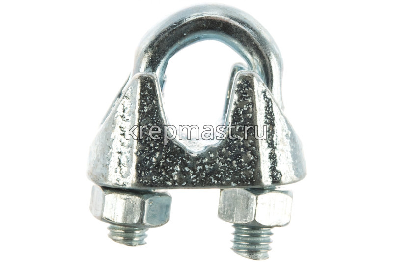 Зажим д/троса М 8 с гайками