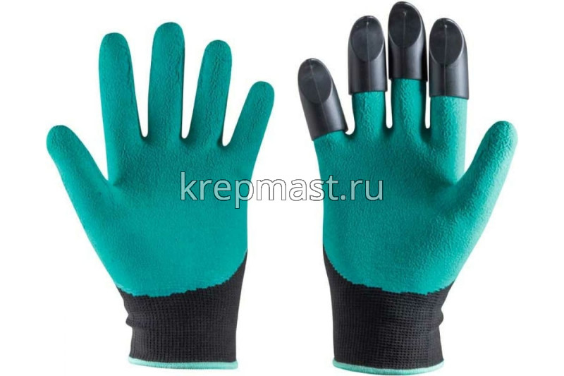 Перчатки садовые с когтями