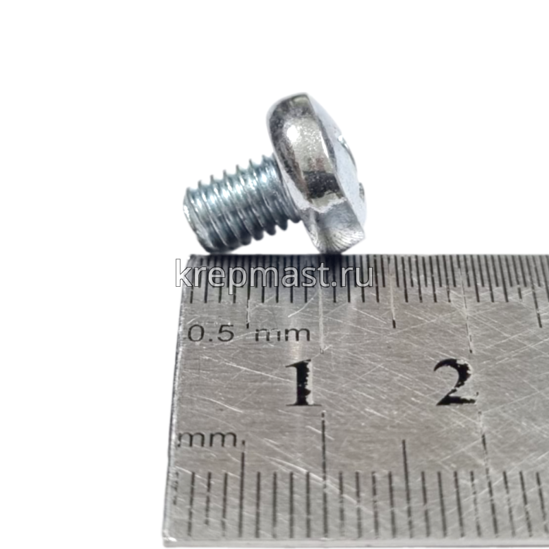 Винт п/цил 6,0х 8 DIN 7985