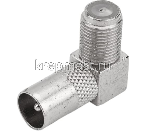 Переходник F-гнездо - штекер TB угловой ТDM