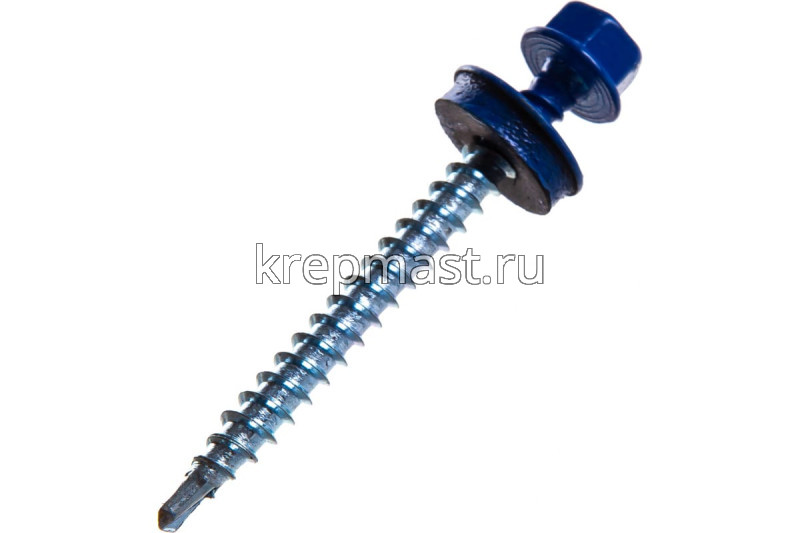 Саморез д/кровли краш. 4,8х51 RAL 5010