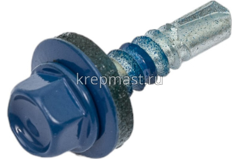 Саморез д/кровли краш. 5,5х25 RAL 5005