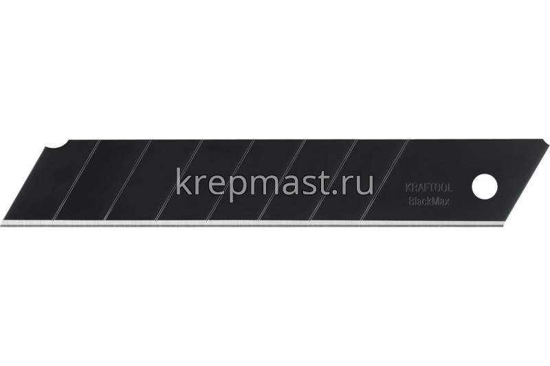Лезвия для ножа техн. 18мм KRAFTOOL BLACK MAX