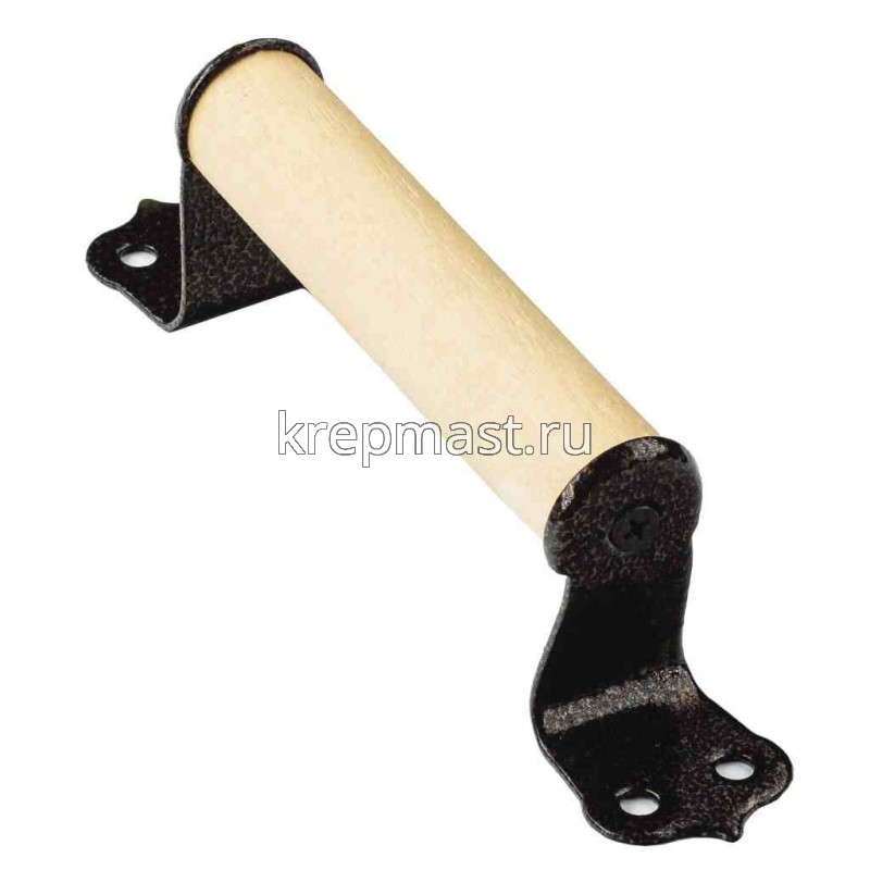 Ручка скоба дерев. круглая РСД-120 св.дерево