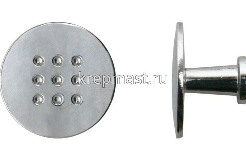 Ручка кнопка (2шт/уп) A507 СР хром StahlBuro