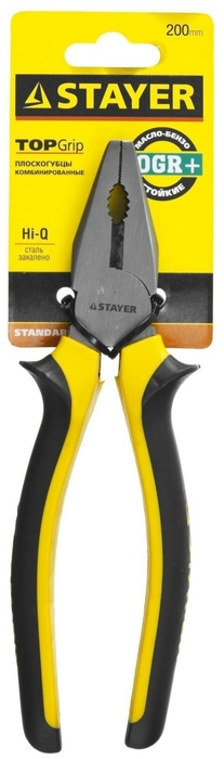 Плоскогубцы STAYER STANDART, 200мм
