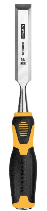 Стамеска FIT/ STAYER двухцв.мягкая ручка 14мм