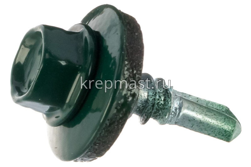 Саморез д/кровли краш. 5,5х19 RAL 6005