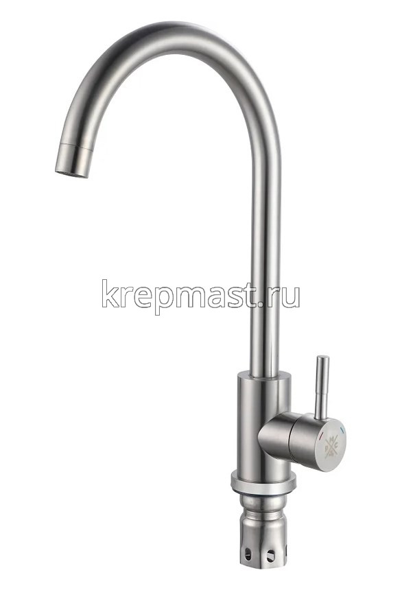 Смеситель д/кухни SUS124-017FL НЕРЖАВЕЮЩИЙ