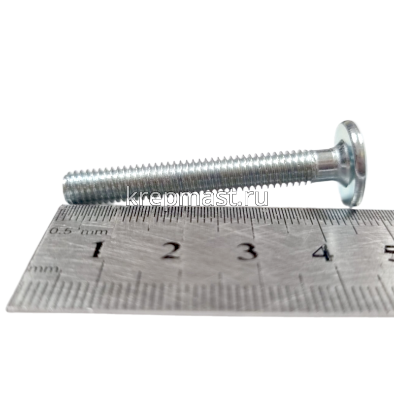 Винт стяжка 6х 45 DIN 7420 SW4 оц.