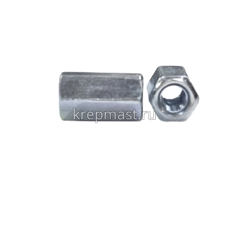 Гайка соединит. М 6 DIN 6334