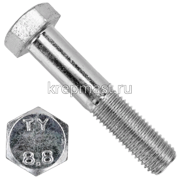 Болт 20х170 кл.пр. 8,8 оц. н/р DIN 931