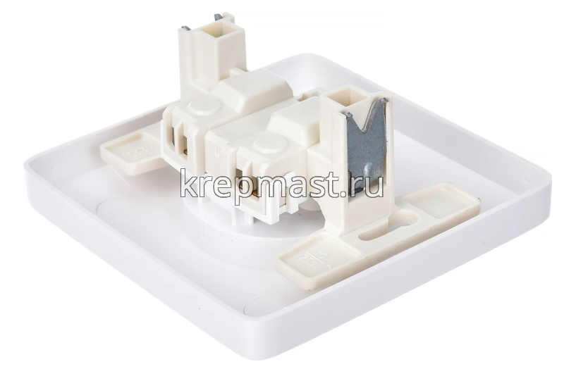 Розетка РС 10-132-б СП белая б/з 1-ая