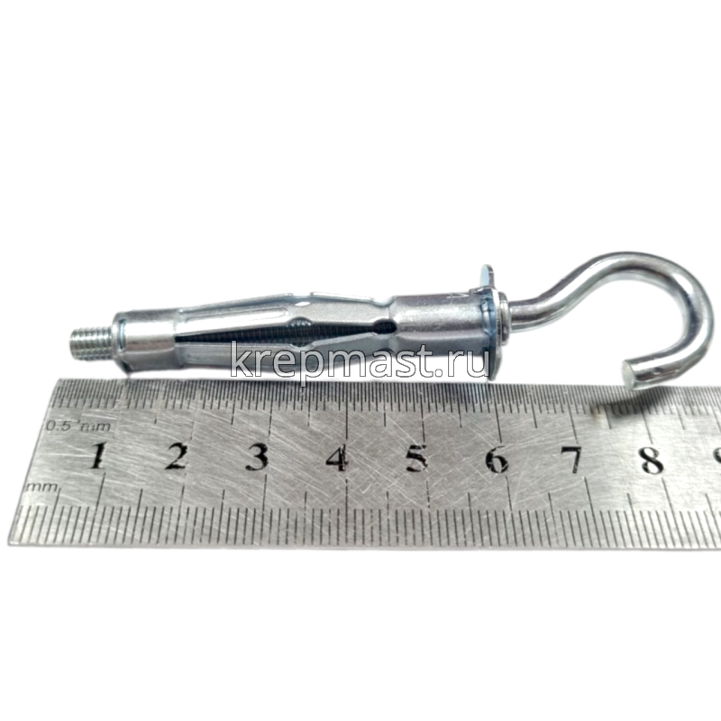 Дюбель мет.д/пустотелых констр.крюк М 5х52