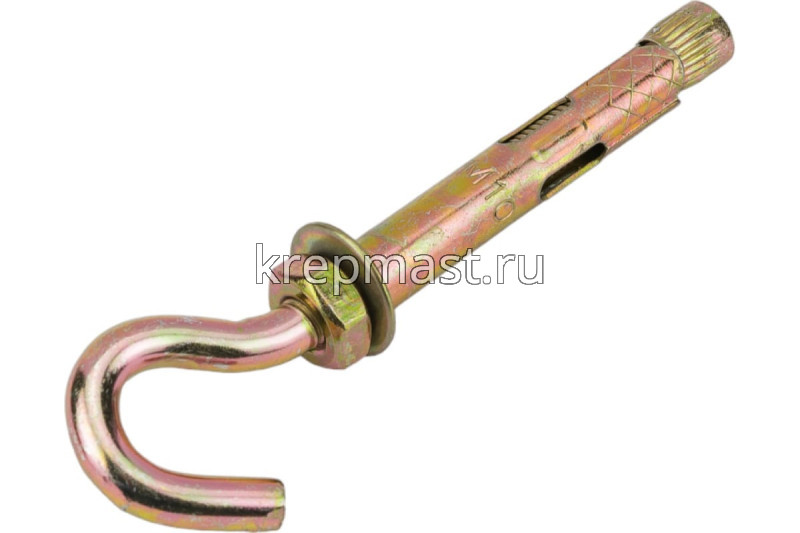 Анкерный болт с крюком 10х 80