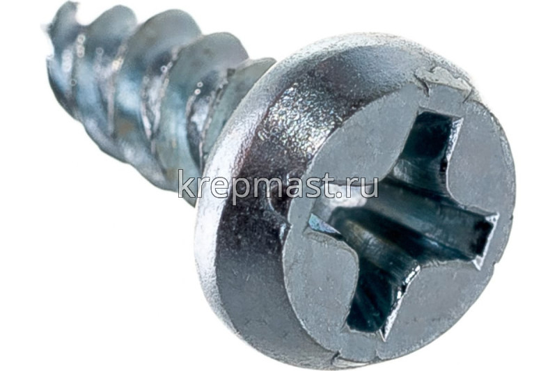 Саморез п/цил. острый 3,5х11 оцинк (белый)