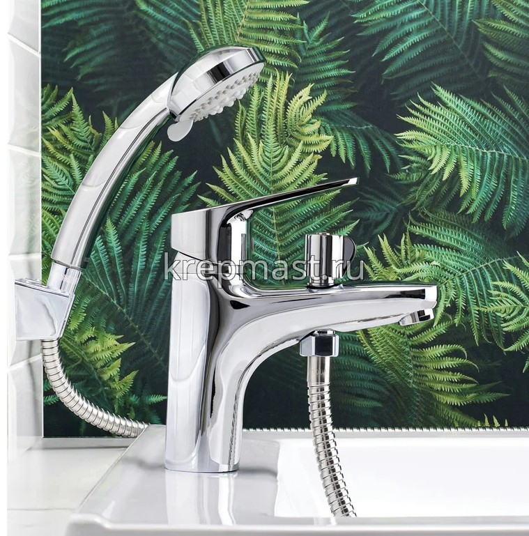 Смеситель д/умывальника B8282-1V латунь