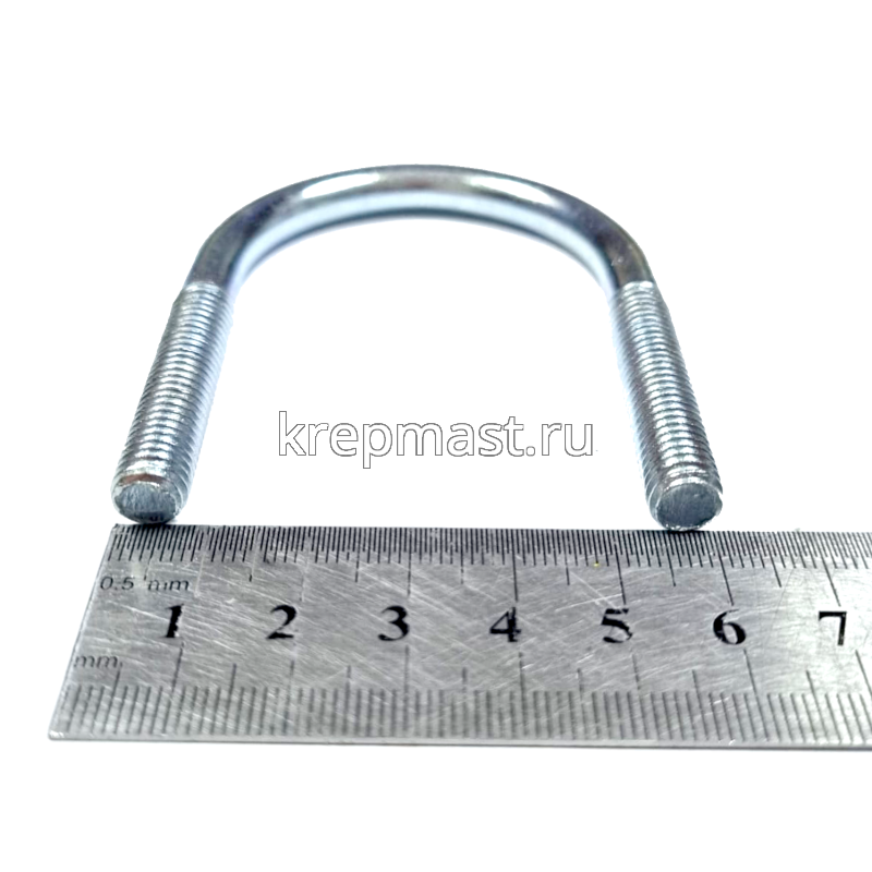 Болт оцинков.U-образный UBZ d= 43мм М8 без гайки